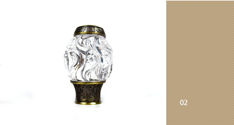 Customized Curtain Finials Crystal Curtain Rod Accessories