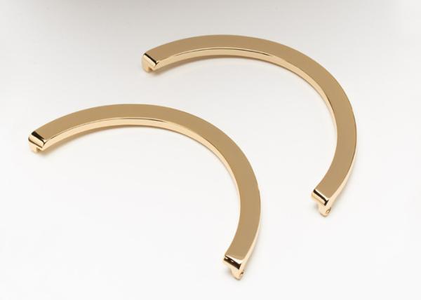 Fashionable Style Handbag Accessories Hardware Electroplated Finish For Bag