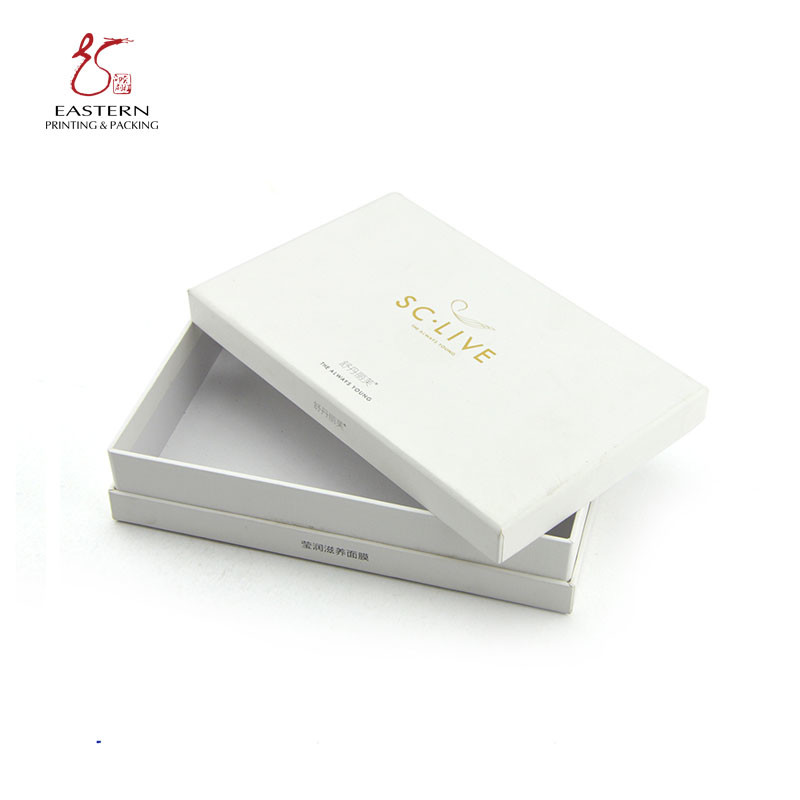 Recyclable 145mm Width 45mm Height Cosmetic Packaging Paper Box With Neck