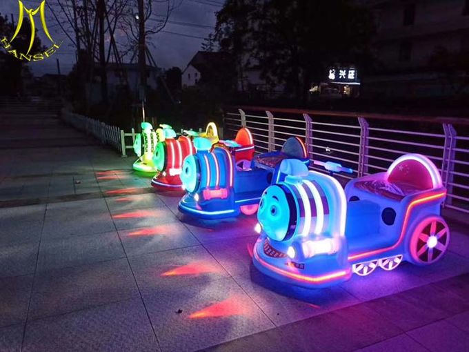 Hansel battery operated kids amusement train kiddie ride electric for sale