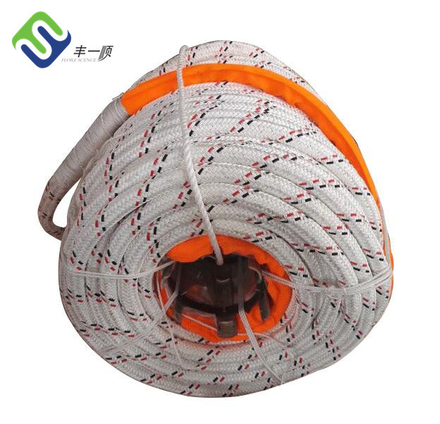 Synthetic Fiber Mooring 12 Strand Uhmwpe Rope Braided For Marine