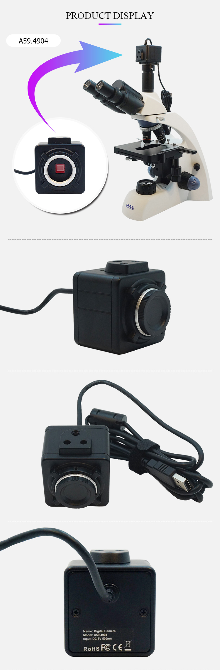 measurement microscope camera
