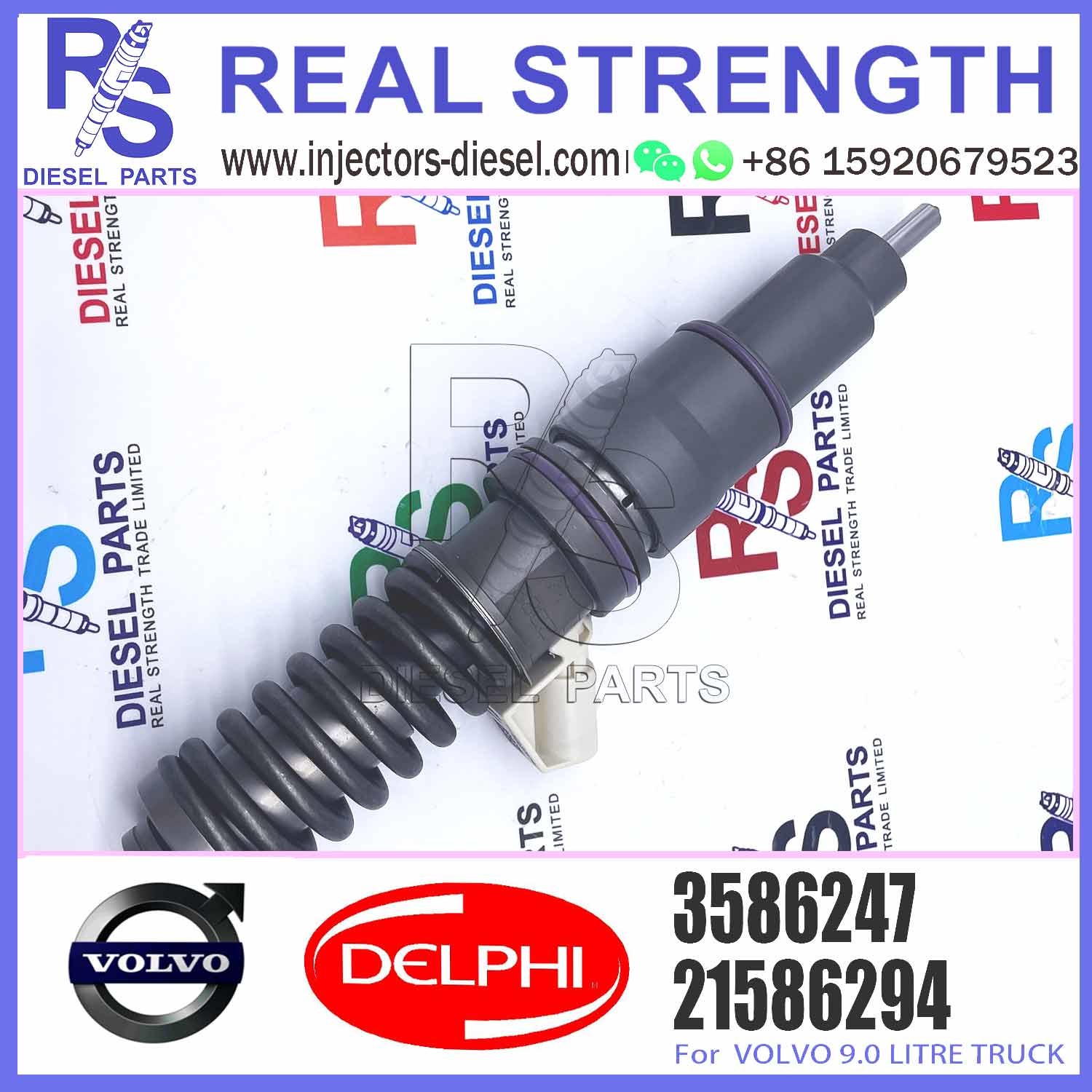 Common Rail Injector 3586247 BEBE4C15001 BEBE4C10001 RE533608 33800-82700 for V-O-L-V 9.0 LITRE TRUCK