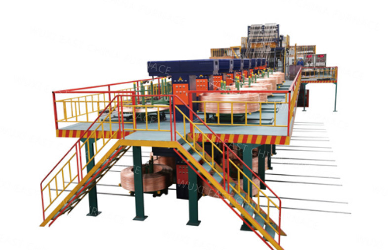 Copper Rod Annnual 2000MT D17mm-D30 Upcast Copper Rod Machine