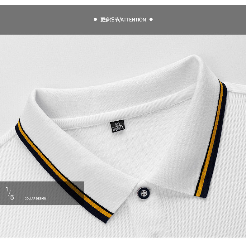 Print Custom Uniform Golf Polo Shirts in Jersey Fabric for Golf Business Uniform