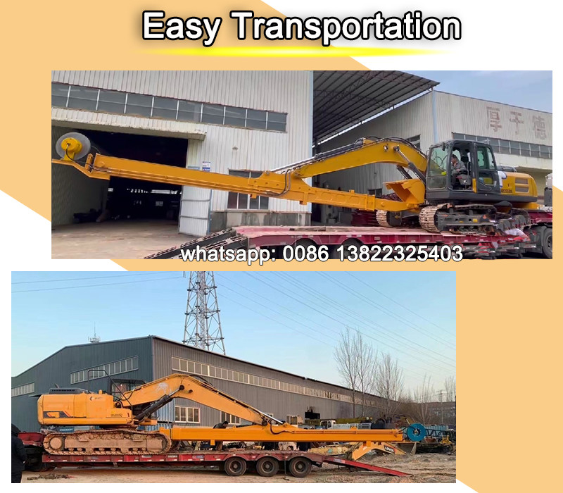 Telescopic Boom Excavator 10m 12m 16m For 6 Ton 20 Ton 30 Ton Excavator