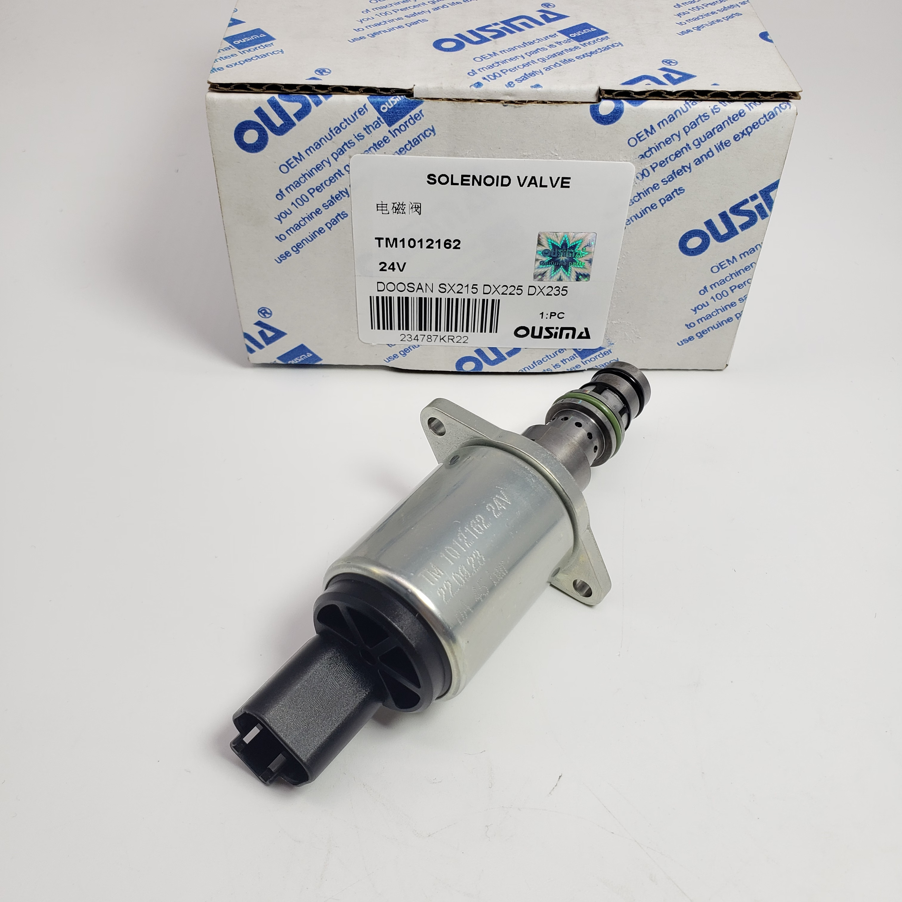 Proportional Solenoid Valve TM1012162 24V For Doosan DX215 DX225 DX235