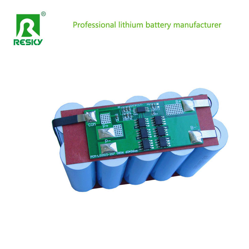 18650 Lithium Battery Pack 18.5V 5200mAh LED Torch Lithium ion Batteries