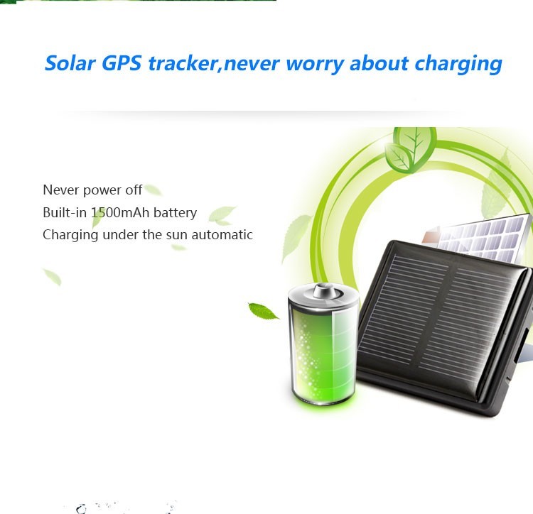 Solar Powered GPS Real Time Wireless Cattle Tracker Anti - Remove Alarm