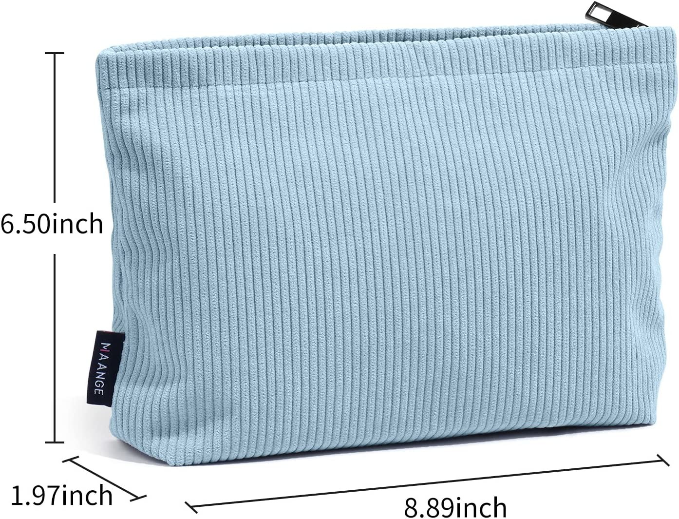 lager capaccity light weight corduroy toiletry bags