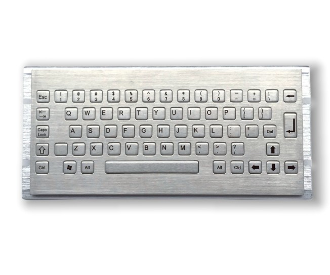 SUS 304 Industrial PC Keyboard Waterproof Dustproof Stainless Steel Keyboard