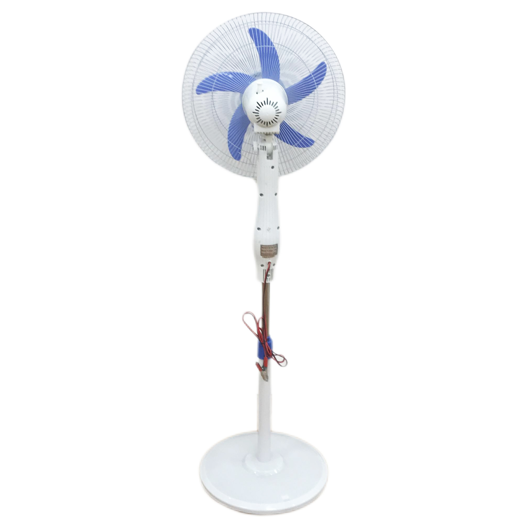 Household Plastic Material Solar 16 Inch Rechargeable Fan With Led Light