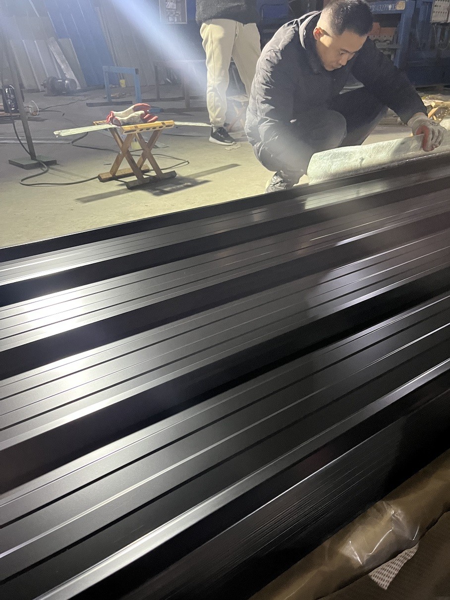 Building Material PPGL Roof Tile Colorful Aluzinc Zinc Coated Metal Panel Corrugated Steel Roofing Sheet Ral Color