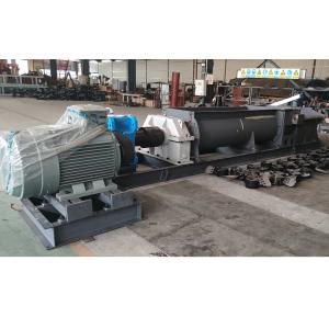 Solid / Hollow Clay Brick Making Double Shaft Mixer 30 Rpm Rotating