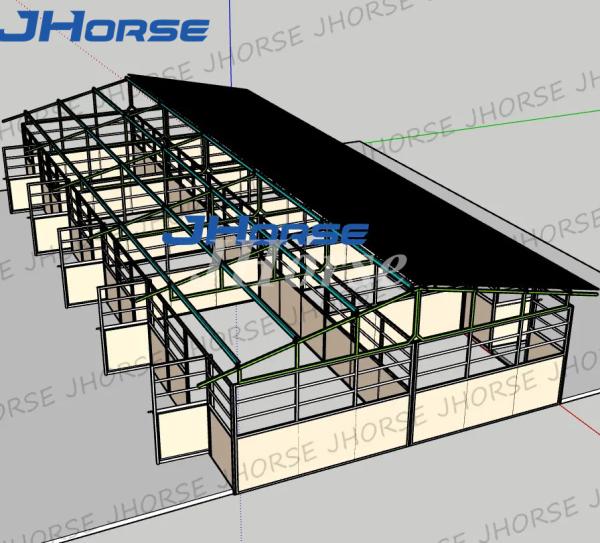 Pine Or Bamboo European Horse Stalls Horse Stable Equipment Wood Pallet For