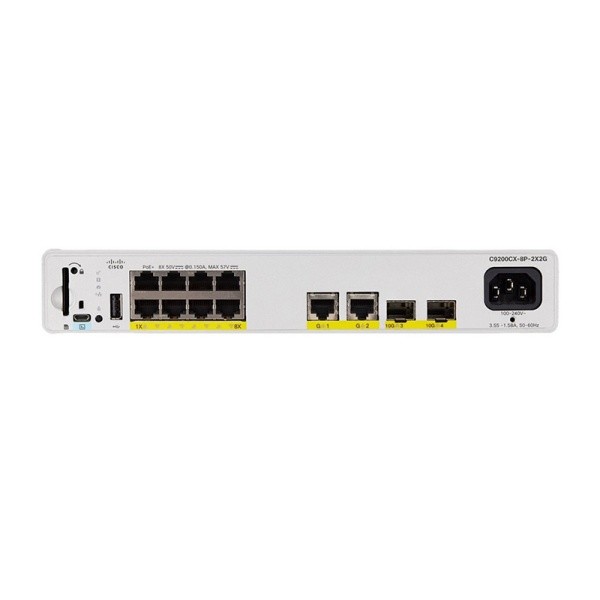 China Compact Cisco Switch With 8x PoE+ & 10G Uplinks C9200CX For Secure Edge Networking on sale China Compact Cisco Switch With 8x PoE+ & 10G Uplinks C9200CX For Secure Edge Networking on sale