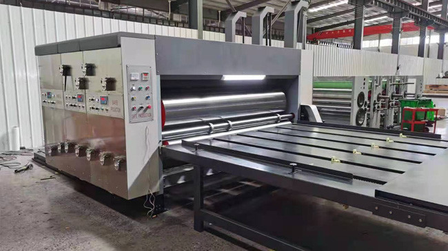 Corrugated Carton Box Flexo Printing Machine With Slotter