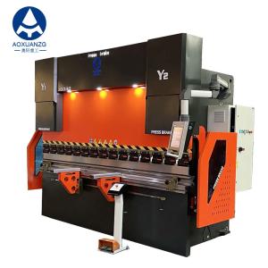 160Tons 3200mm Width Hydraulic Metal Bending Machine CNC DA58T Press Brake 4+1