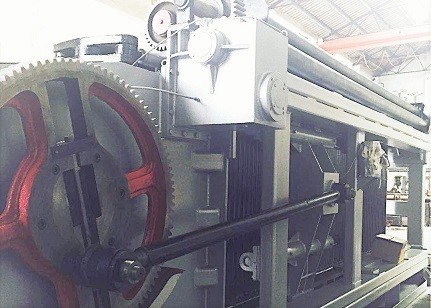  Custom 3300mm Automatic Hexagonal Gabion Mesh Machine , PVC Coated Wire Manufactures