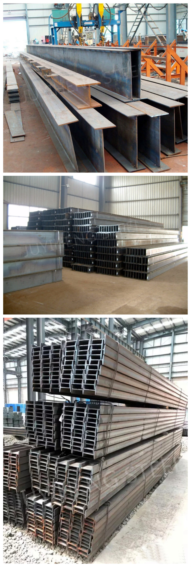ASTM A36 6 Inch H Beam SS400 Steel H Channel 150*150mm 252*252 450 S275