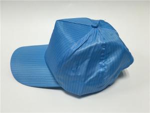  Static Dissipative ESD Safe Clothing ESD Hat Unisex Design With Buckle For Size Adjustment Manufactures