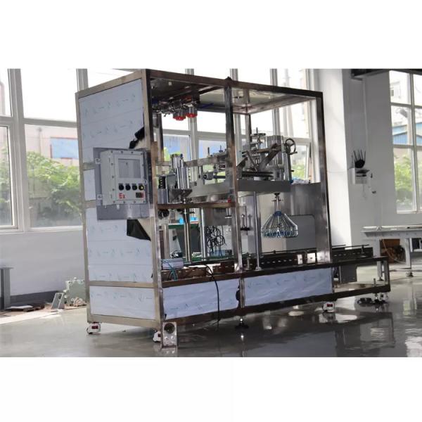 8-25pcs/Min 5L Water Based Paint Filling Machines For Chemical Liquid Automatic