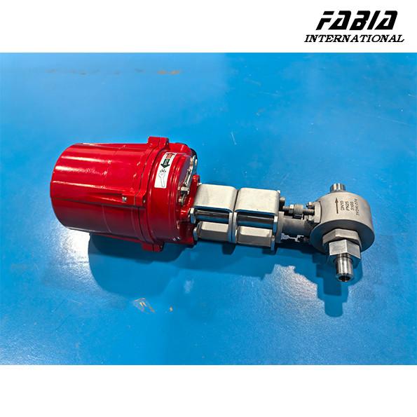 1100℃ Stainless Steel 310S High Temperature Ceramic Valve 2'' Electric
