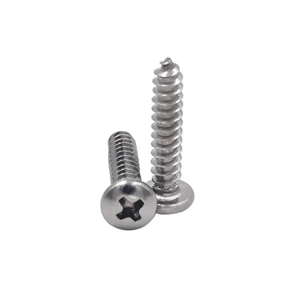 Self Tapping Stainless Steel Screws Pan Head SS 316 & 304 19mm M8 Full Thread