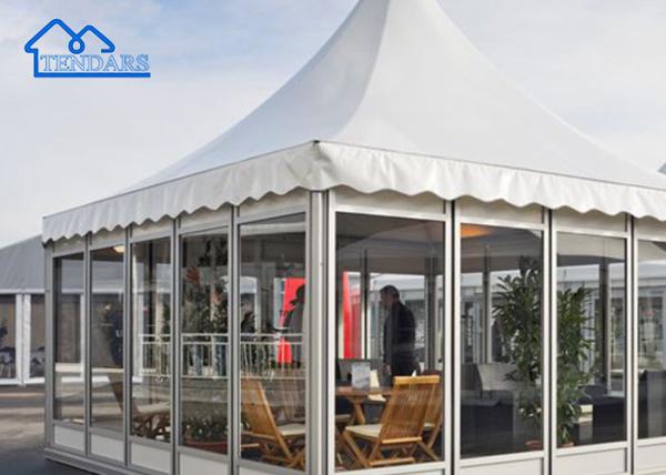 Hot Sale Outdoor Tent Pop ,Durable Celebration Pagoda Tent With Glass Wall For