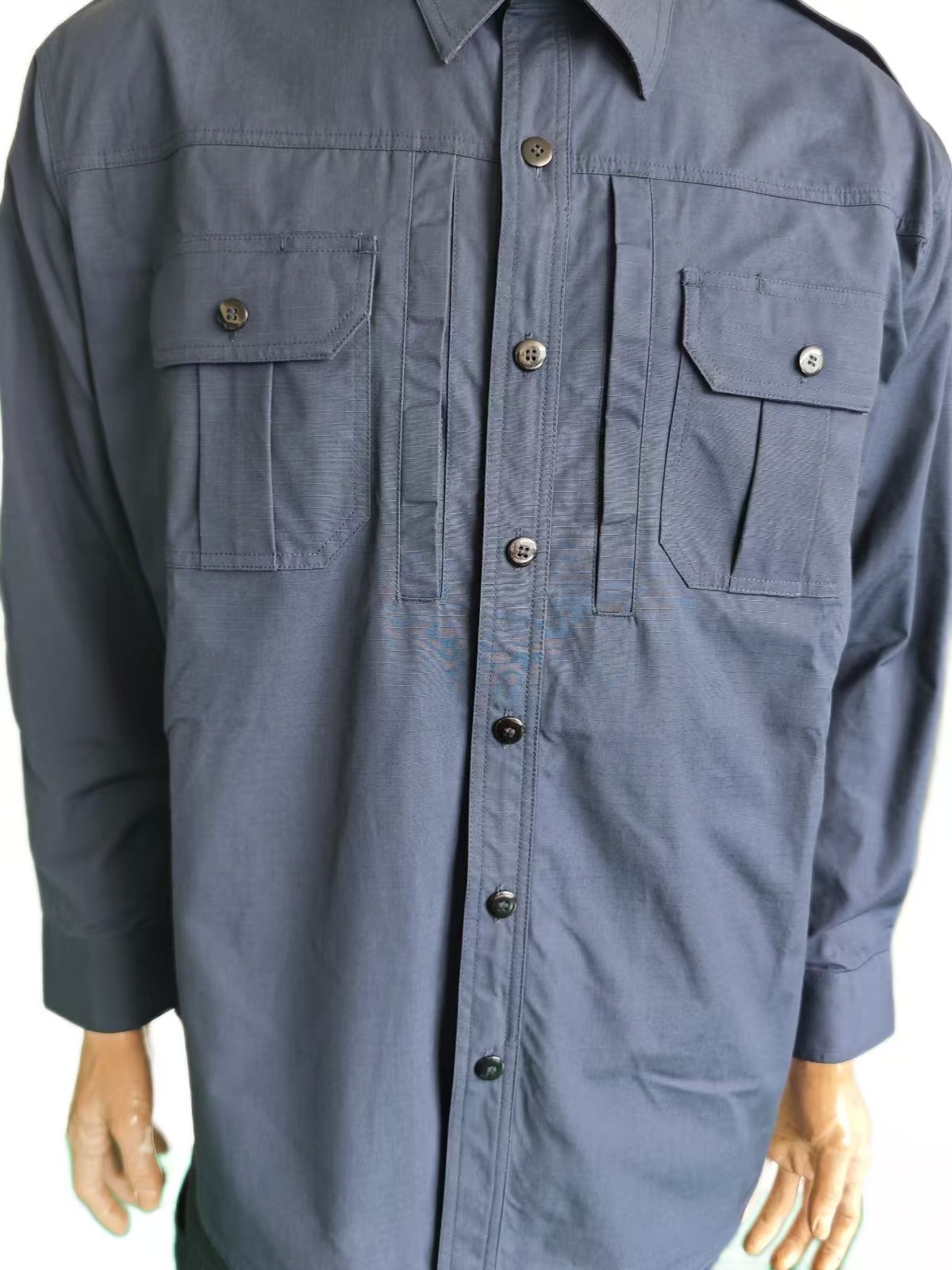 Navy Ceremonial Dress Uniform Set - 45% Wool/55% Polyester Tactical Tunic & Utility Trousers