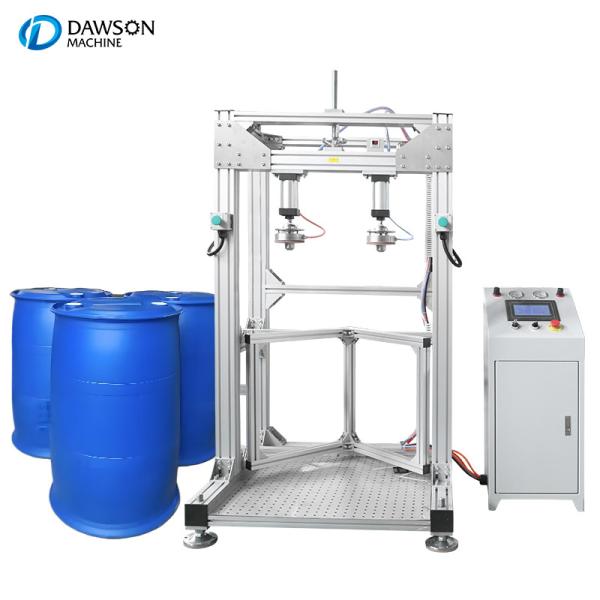 Automatic Chemical Oil 200L Drum Leak Tester Double Heads HDPE Jerrycan Leak