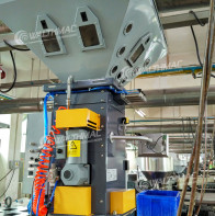 Dosing And Mixing Raw Materials Gravimetric Blending System Four Components