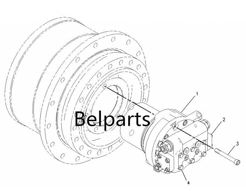 E320D2 Hydraulic Travel Gearbox 320D E320D 2159982 2095992 For Excavator
