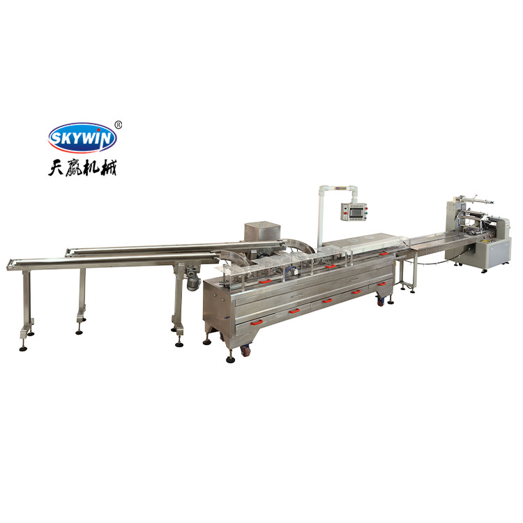 Automatic 8mm Thickness Sandwich Biscuit Making Machine PLC Controlled