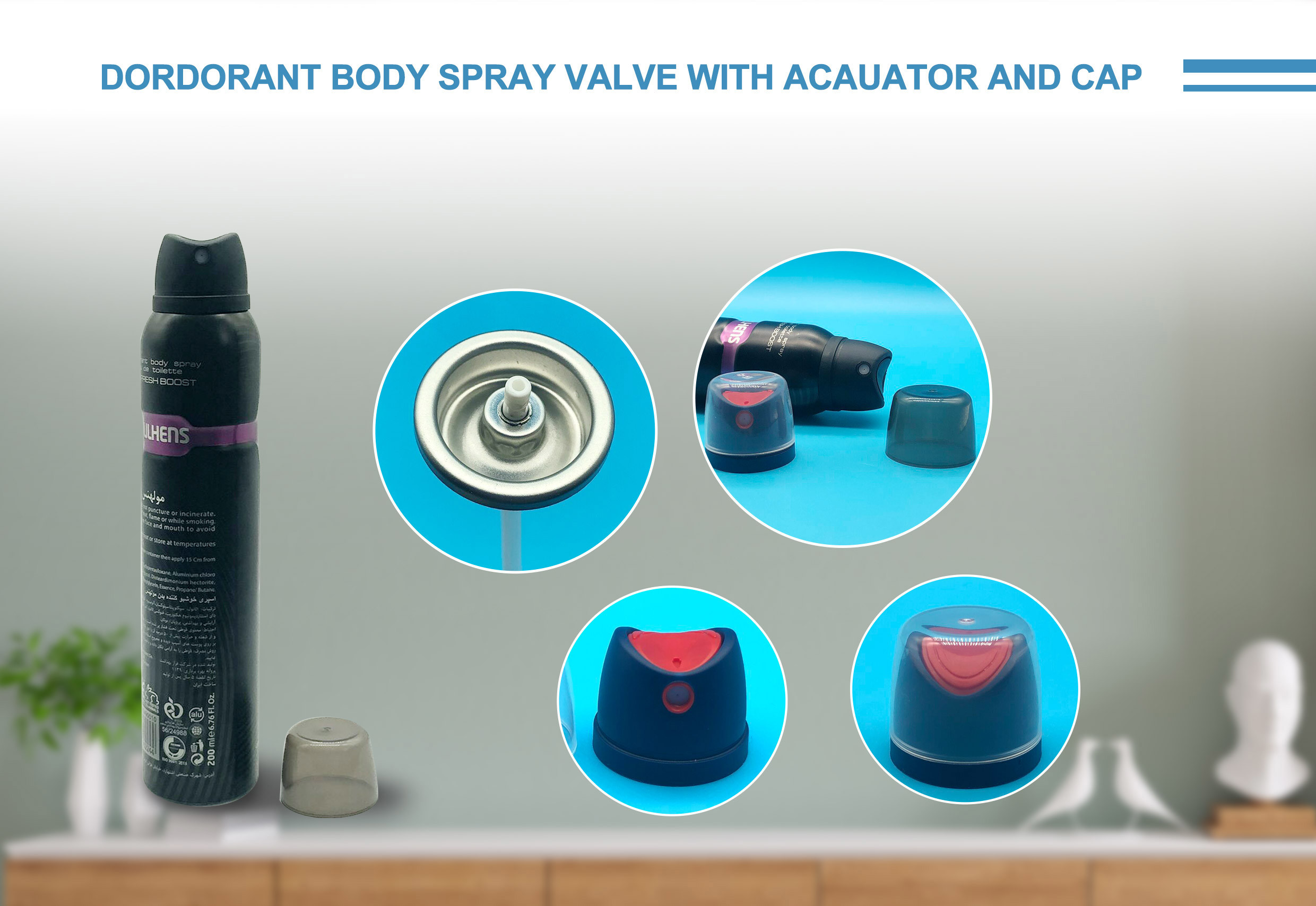 Scent Dispenser Valve for Personal Spaces - Compact Size, Customizable Scent