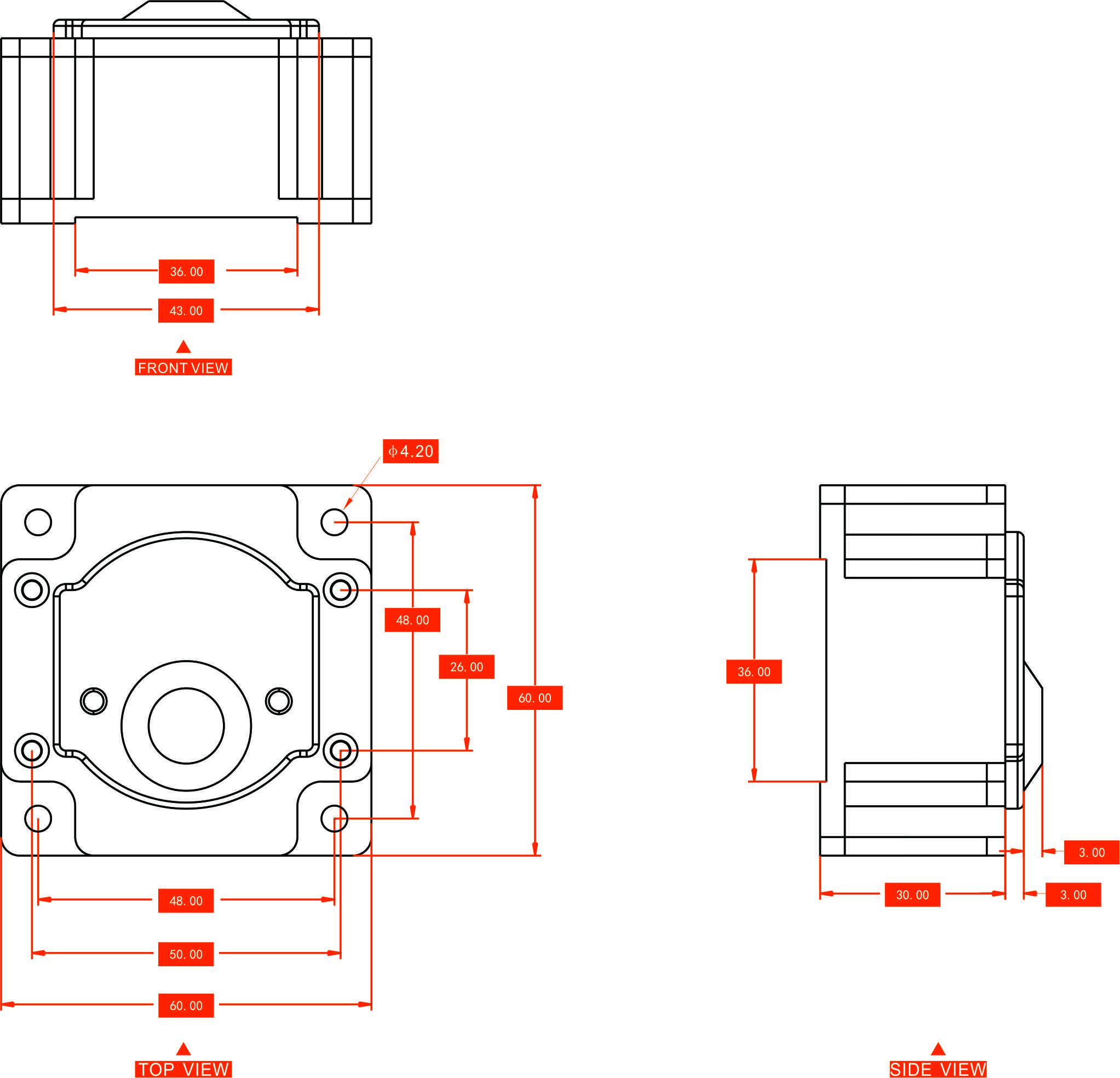 RION Alarm Sensor Inclinometer Switch 2 Axis 0.01deg Resolution