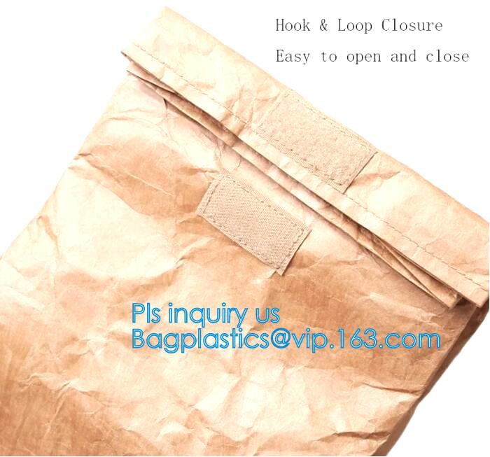 Custom Tyvek Paper Zipper Cosmetic Makeup Bag With Leather Handle,untearable tyvek zipper cosmetic bag,Environmentally f