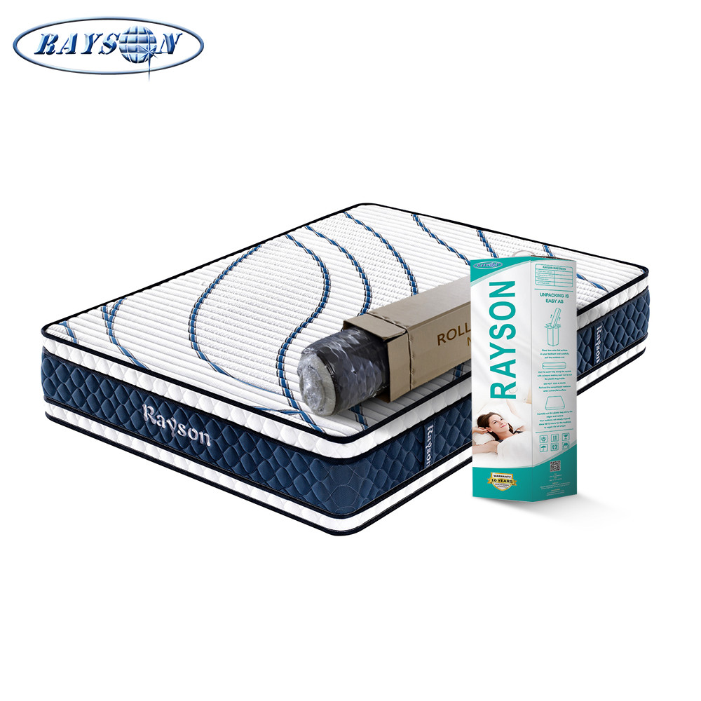 Double Europe Top Latex and Memory Foam Bonnell Spring Mattress