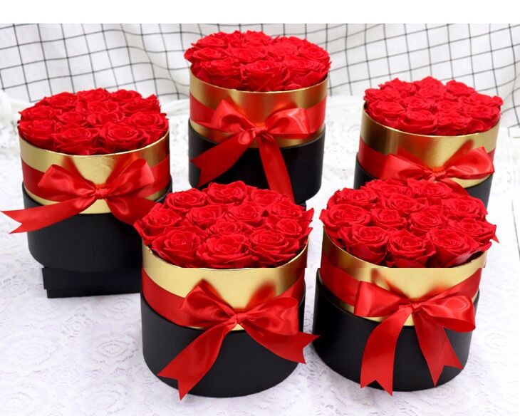 Custom Wholesale 2020 mother's day party supplies preserved rose flower happy mothers day