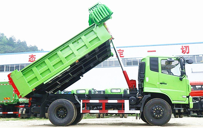 Dongfeng 10 Ton RHD 4X2 Tipper Truck for Cargo Carry with B17033 Engine Model and Euro 2 Emission Standard