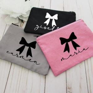 Bpa Free Drawstring 10x15cm Canvas Pouch Bag Zipper Closure