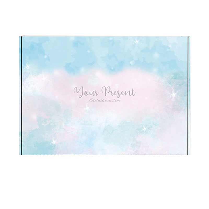Custom Color Printed Fashion Cosmetic Packaging Box with Wrapping Recycled Materials
