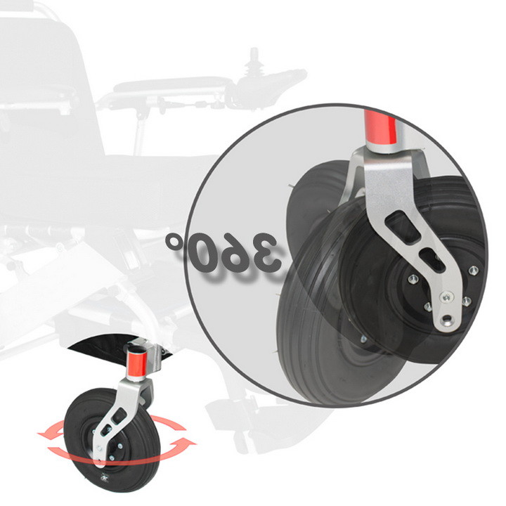 125KG Load Multifunction Lightweight Electric Wheelchair For Handicapped