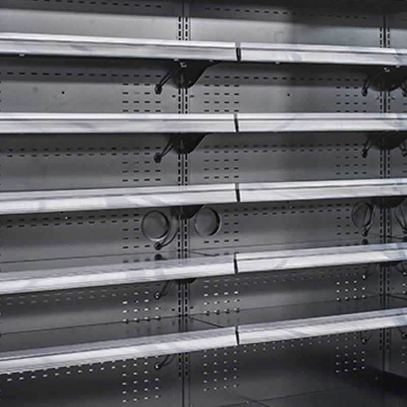 2 - 8 ℃ Refrigerated Open Display Chiller Beverage Case Cabinet Freezer