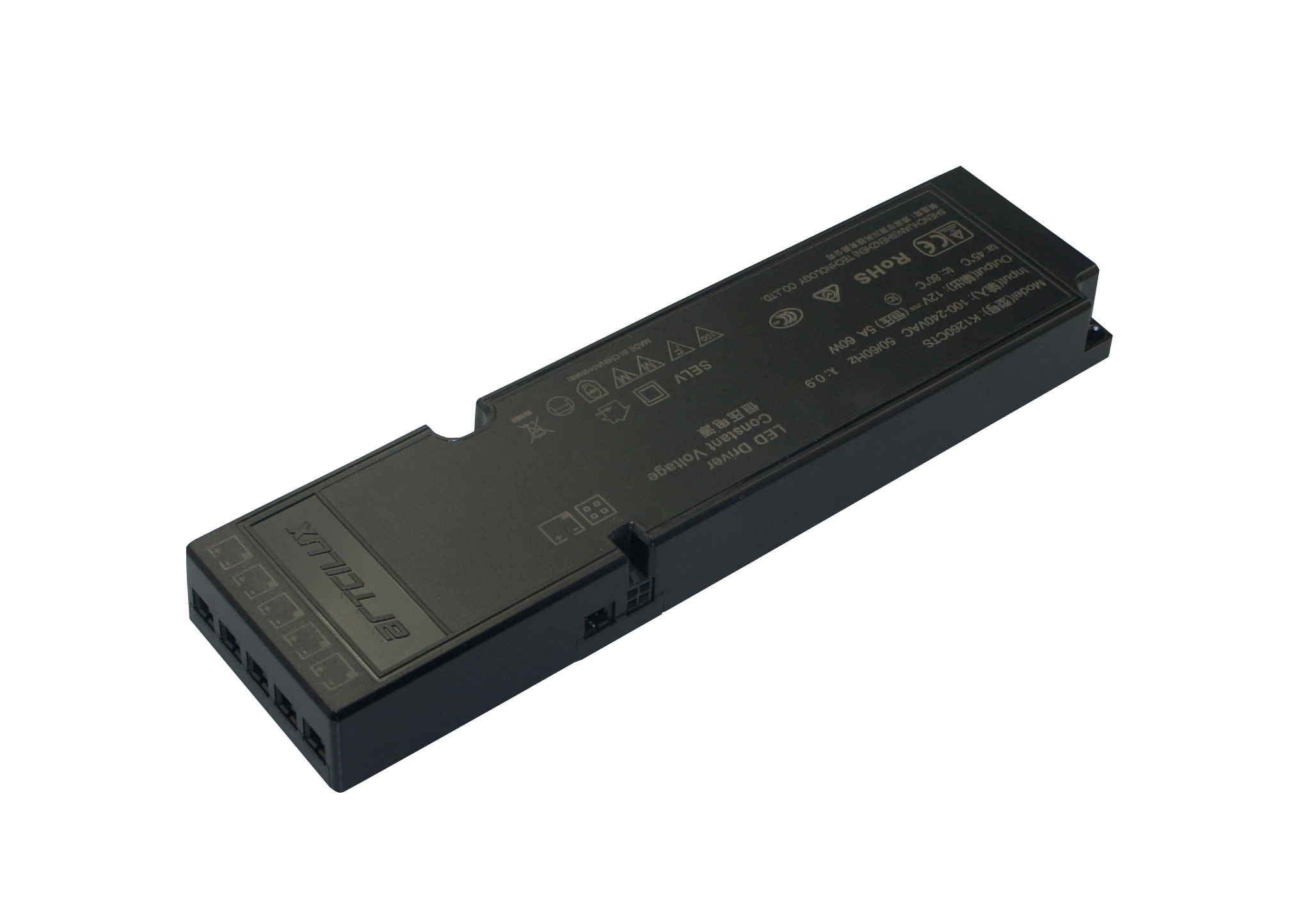 AC220V / 0.5A LED Driver Power Supply DC12V 60W 5A LED Light Strip Power Supply