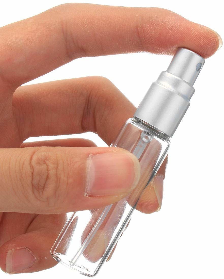 Frosted Silver Pen Perfume Bottle Portable Compact And Lightweight