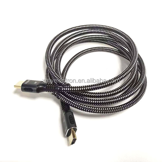 High Speed 4K 8K UHD Braided Nylon 2.1 HDMI Cable For Ultimate Viewing Experience