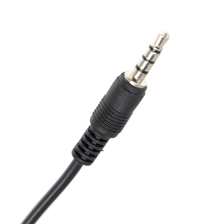 Custom 3ft 3.5mm Male Aux Audio Jack to USB 2.0 Male Data Charger Cable for car speaker