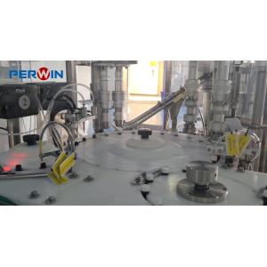 Filling Accuracy ±0.5-1% Vial Filling Line with PLC Control System - Speed 60-80