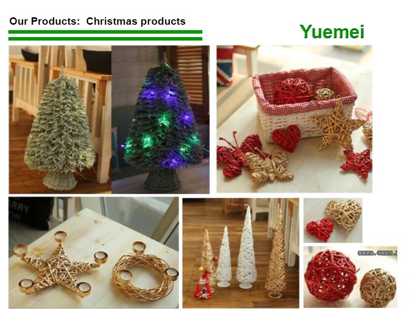 Wicker flower basket manufacturer factory with handle customised size